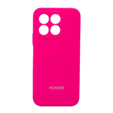 Soft-touch бампер KST Silicone Cover для Honor X8b фуксия с закрытым низом