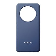 Soft-touch бампер KST Silicone Cover для Honor X9b / X50 тёмно-синий с закрытым низом
