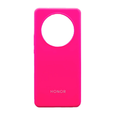 Soft-touch бампер KST Silicone Cover для Honor X9b / X50 фуксия с закрытым низом