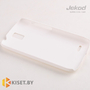 Пластиковый бампер Jekod и защитная пленка для Huawei Ascend G610, белый