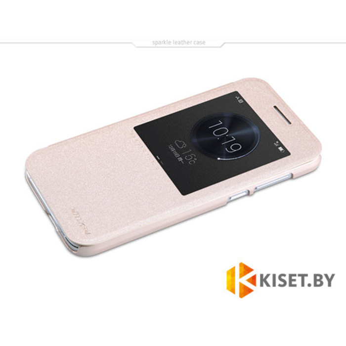 Чехол Nillkin Sparkle для Huawei Ascend G7, золотой