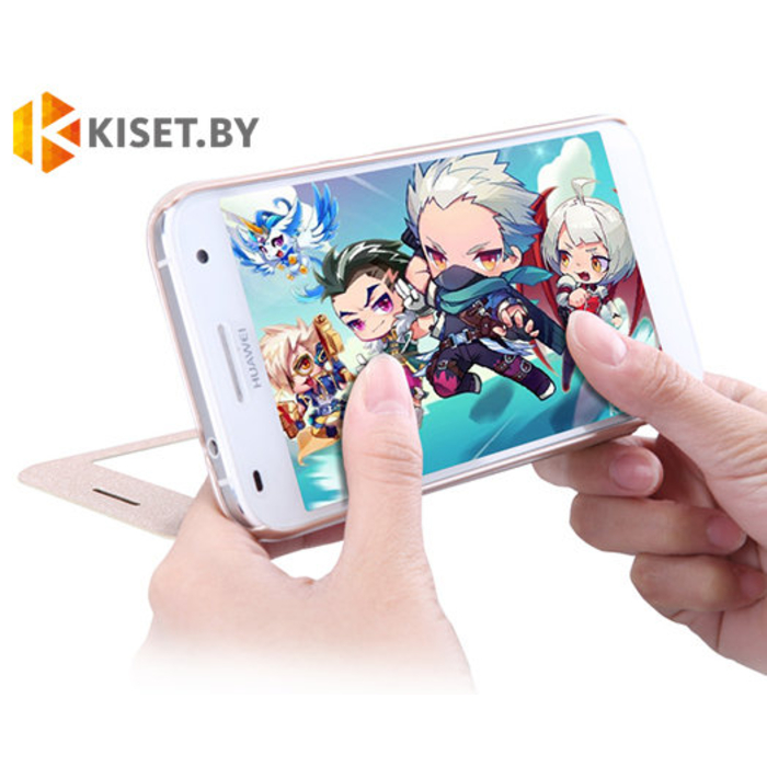 Чехол Nillkin Sparkle для Huawei Ascend G7, золотой