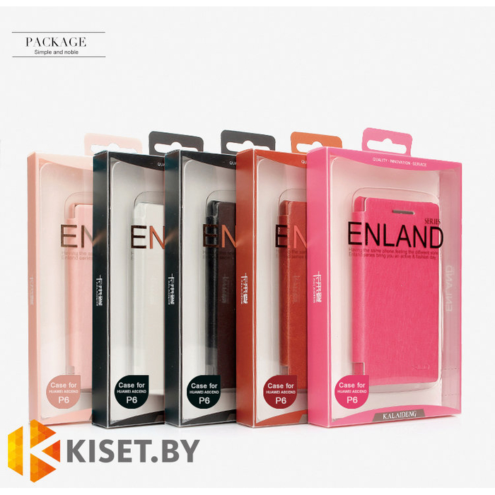 Чехол Enland для Huawei Ascend P6, белый