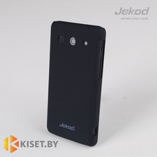 Пластиковый бампер Jekod и защитная пленка для Huawei G520, черный