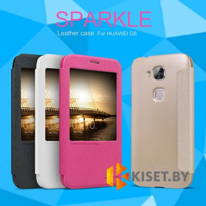 Чехол Nillkin Sparkle для Huawei Ascend G7 Plus / G8, черный
