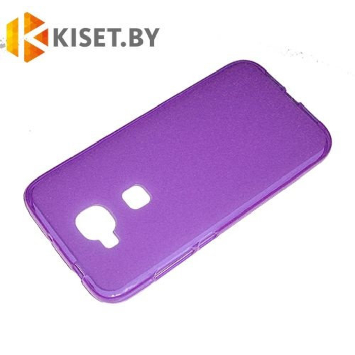Силиконовый чехол матовый для Huawei G7 Plus / G8, фиолетовый