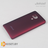 Пластиковый бампер Jekod и защитная пленка для Huawei Honor 3, красный