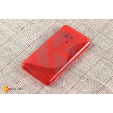 Силиконовый чехол для Huawei Honor 3, красный