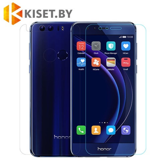 Защитная пленка для Huawei Honor 8 (комплект на две стороны), глянцевая