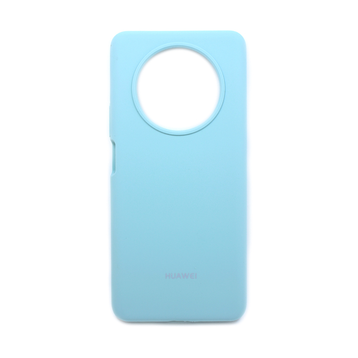 Soft-touch бампер KST Silicone Cover для Honor X9 4G / 5G / Magic4 Lite / X30 2022 бирюзовый с закрытым низом
