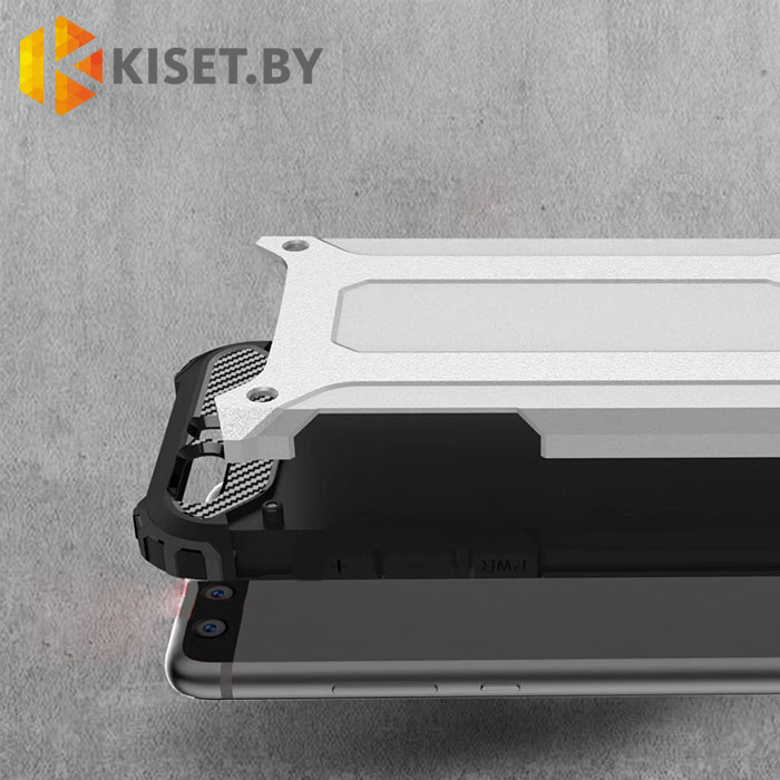 Гибридный противоударный чехол Shockproof для Huawei P8 lite 2015, черный