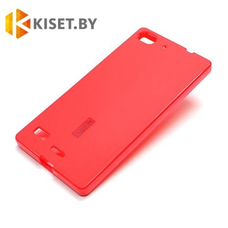 Силиконовый чехол Cherry для Huawei Y6 Pro / Enjoy 5, красный