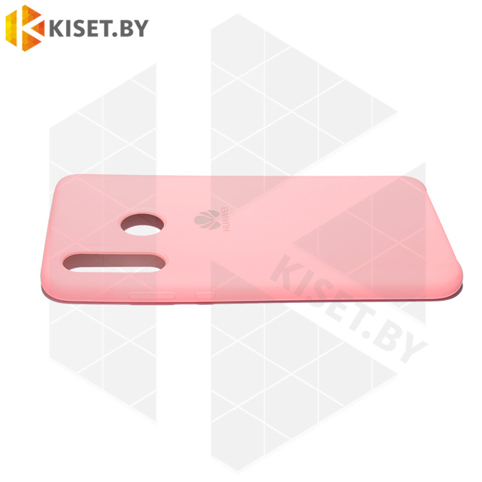 Soft-touch бампер Silicone Cover для Huawei P30 Lite / Honor 20S розовый