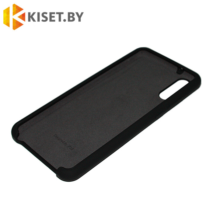 Soft-touch бампер Silicone Cover для Huawei P20 черный