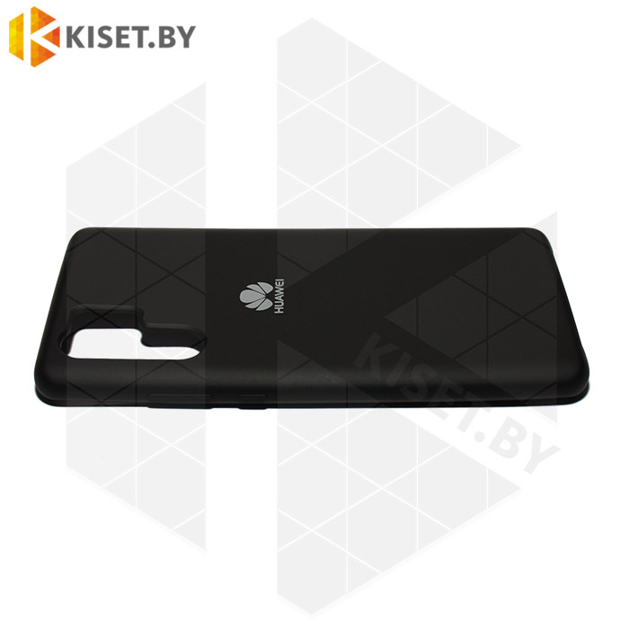 Soft-touch бампер Silicone Cover для Huawei P30 Pro черный