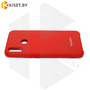 Soft-touch бампер Silicone Cover для Huawei P Smart Plus (Nova 3i) красный