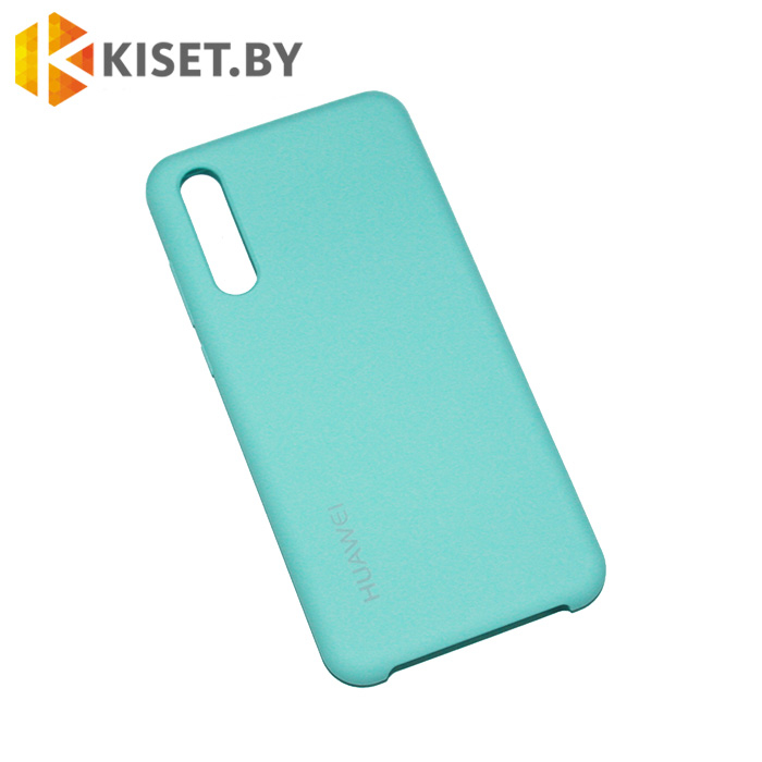 Soft-touch бампер Silicone Cover для Huawei P20 Pro бирюзовый