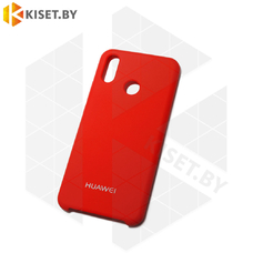 Soft-touch бампер Silicone Cover для Huawei P Smart Plus (Nova 3i) красный
