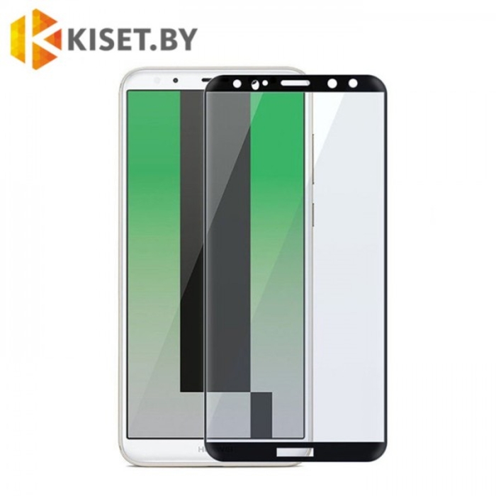 Защитное стекло полной проклейки Full glue для Huawei P8 Lite 2017 черное
