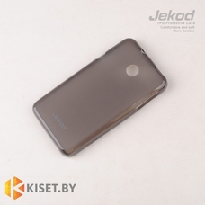 Силиконовый чехол Jekod с защитной пленкой для Huawei Ascend Y500, черный