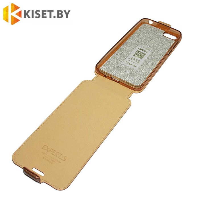Чехол-книжка Experts SLIM Flip case для Huawei Y5 Prime (2018) / Honor 7A / Y5 Lite золотой