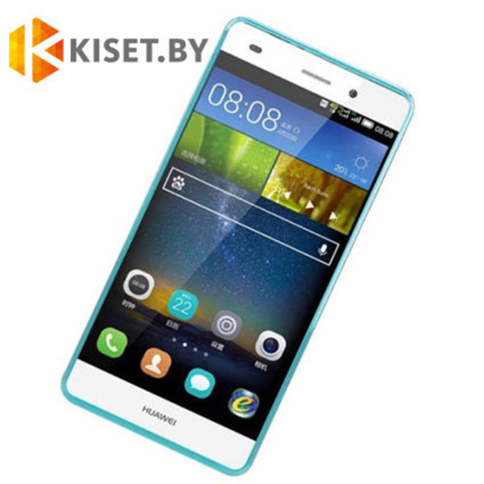 Силиконовый чехол матовый для Huawei Ascend P8 Lite 2015, черный