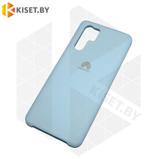 Soft-touch бампер KST Silicone Cover для Huawei P30 Pro голубой