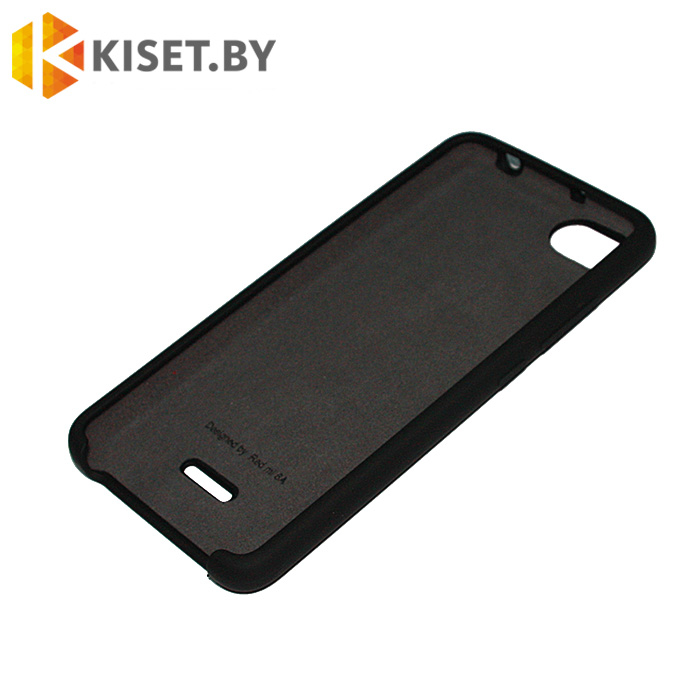 Soft-touch бампер Silicone Cover для Xiaomi Redmi 6A черный