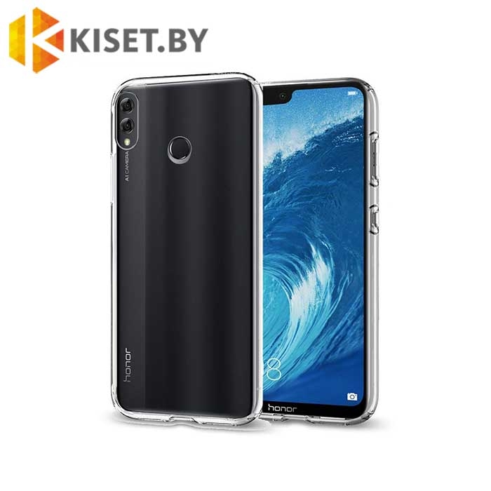 Силиконовый чехол Ultra Thin TPU для Honor 8X прозрачный