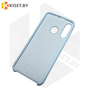 Soft-touch бампер Silicone Cover для Huawei P30 Lite / Honor 20S голубой