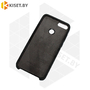 Soft-touch бампер Silicone Cover для Huawei P Smart / Enjoy 7S черный