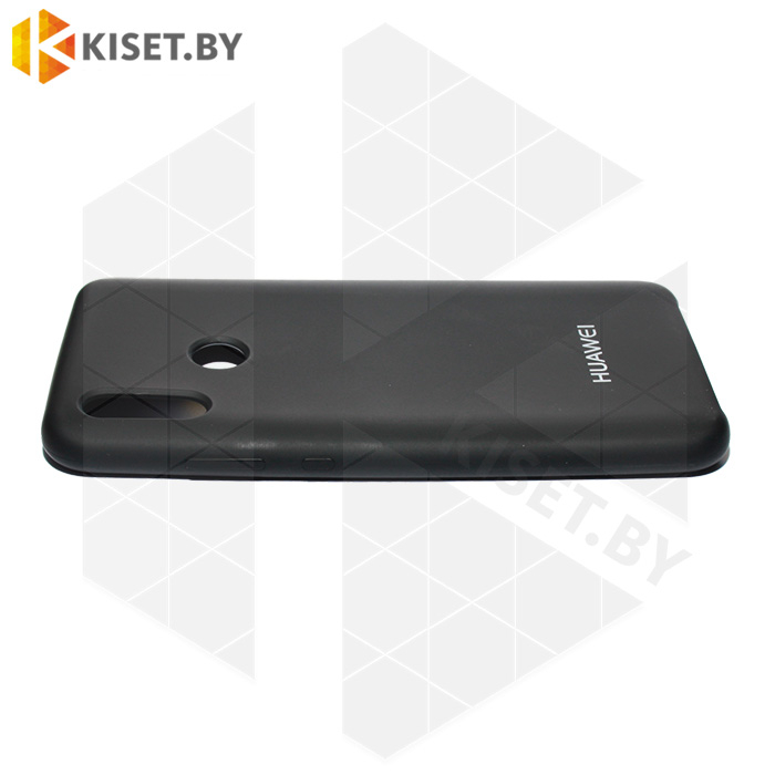 Soft-touch бампер Silicone Cover для Huawei P Smart 2019 / Honor 10 Lite черный