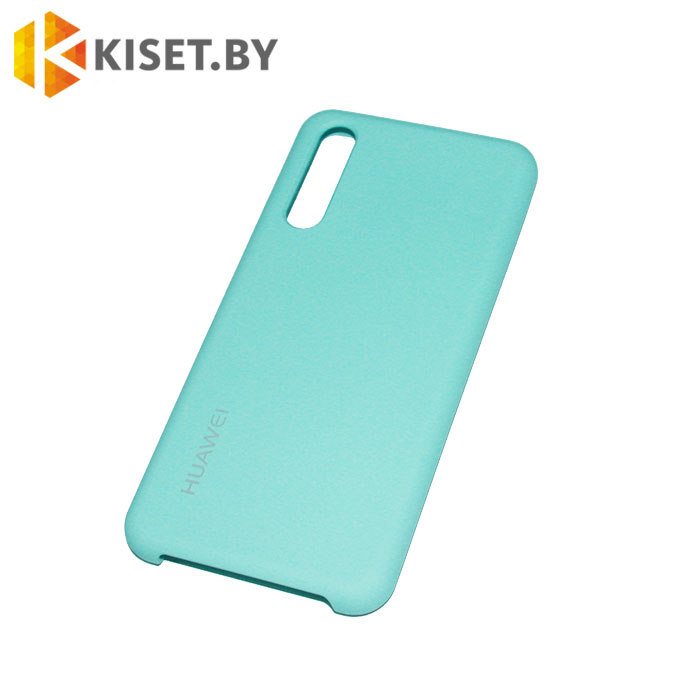 Soft-touch бампер Silicone Cover для Huawei P20 Pro бирюзовый