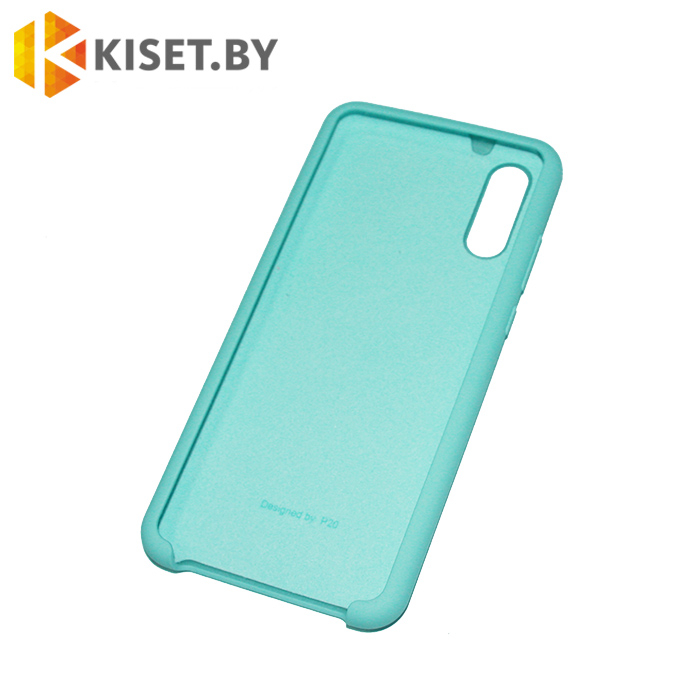 Soft-touch бампер Silicone Cover для Huawei P20 бирюзовый