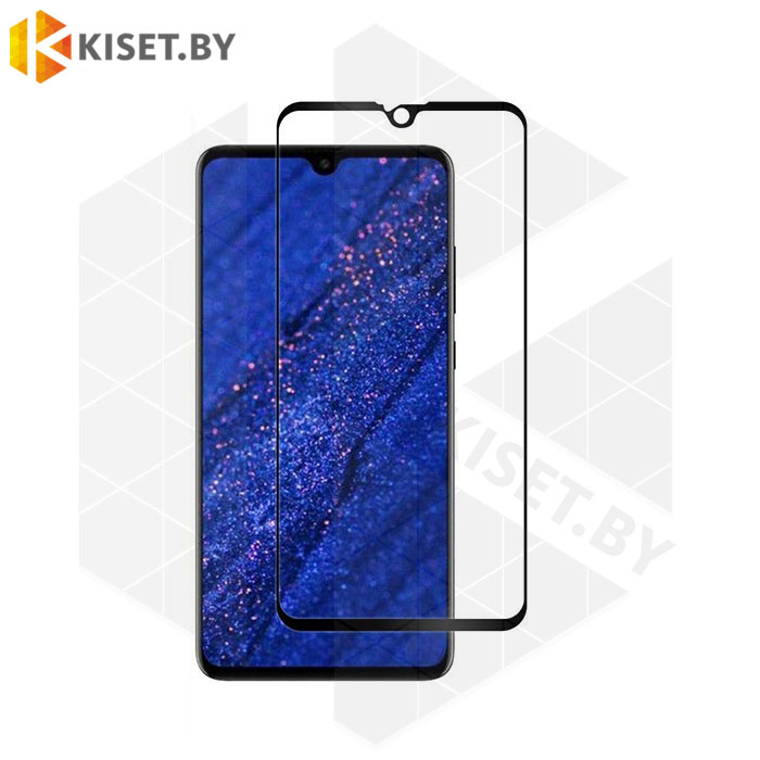 Защитное стекло полной проклейки Full glue для Huawei Mate 20 черное