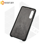 Soft-touch бампер Silicone Cover для Huawei P30 черный