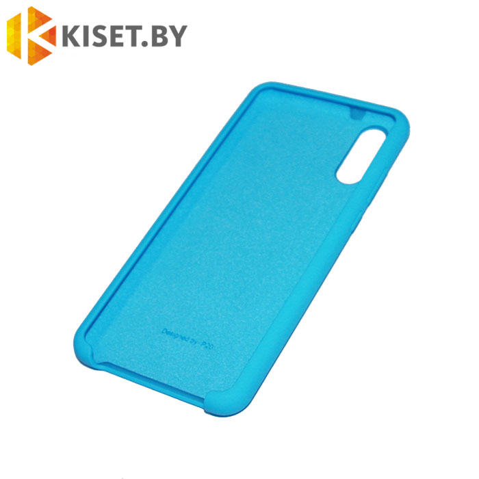 Soft-touch бампер Silicone Cover для Huawei P20 Pro голубой