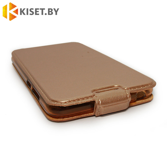 Чехол-книжка Experts SLIM Flip case для Huawei Y5 Prime (2018) / Honor 7A / Y5 Lite золотой