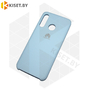 Soft-touch бампер Silicone Cover для Huawei P30 Lite / Honor 20S голубой
