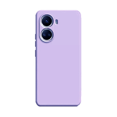 Soft-touch бампер KST Silicone Cover для Huawei Nova 10 SE фиалковый с закрытым низом