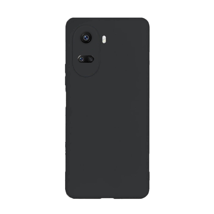 Soft-touch бампер KST Silicone Cover для Huawei Nova 12SE черный с закрытым низом