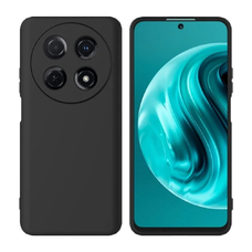 Soft-touch бампер KST Silicone Cover для Huawei Nova 12i черный с закрытым низом