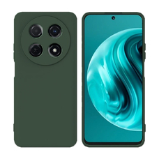 Soft-touch бампер KST Silicone Cover для Huawei Nova 12i хаки с закрытым низом