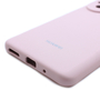 Soft-touch бампер KST Silicone Cover для Huawei Nova 9 SE / Nova 9 SE 5G пудровый с закрытым низом
