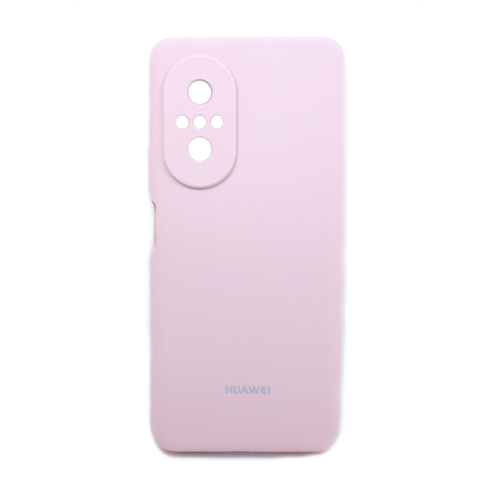 Soft-touch бампер KST Silicone Cover для Huawei Nova 9 SE / Nova 9 SE 5G пудровый с закрытым низом