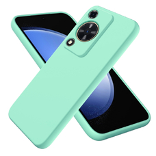 Soft-touch бампер KST Silicone Cover для Huawei Nova Y72 мятный с закрытым низом