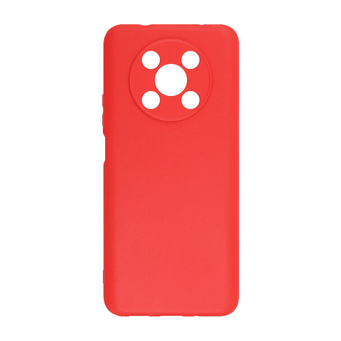 Soft-touch бампер KST Silicone Cover для Huawei Nova Y90 (2022) красный с закрытым низом