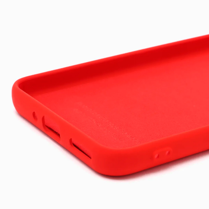 Soft-touch бампер KST Silicone Cover для Huawei Nova Y90 (2022) красный с закрытым низом
