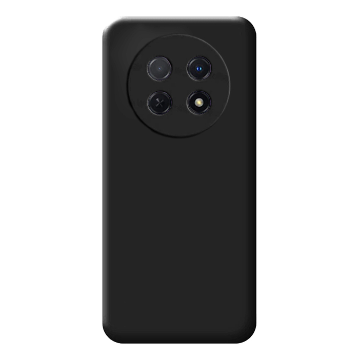Soft-touch бампер KST Silicone Cover для Huawei Nova Y91 черный с закрытым низом