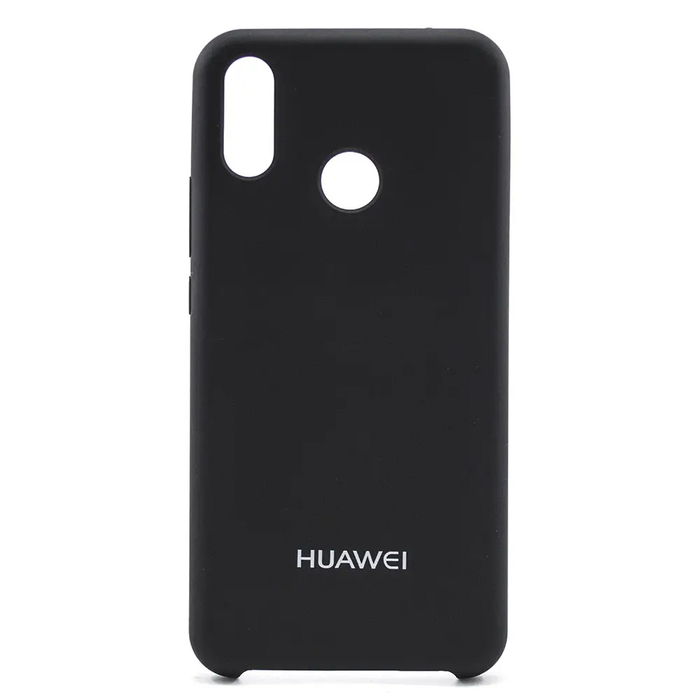 Soft-touch бампер Silicone Cover для Huawei P Smart Plus (Nova 3i) черный
